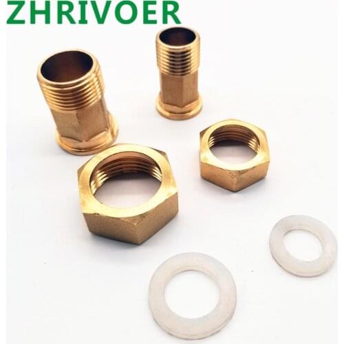 1 / 2 "3 / 4" British pipe male thread to 3 / 4 "1" British pipe female thread copper pipe joint water meter joint