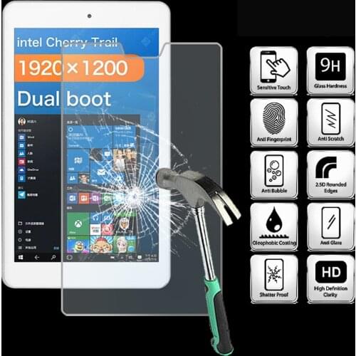 For Cube iWork 8 Air Tablet Ultra Clear Tempered Glass Screen Protector Anti-friction Proective Film