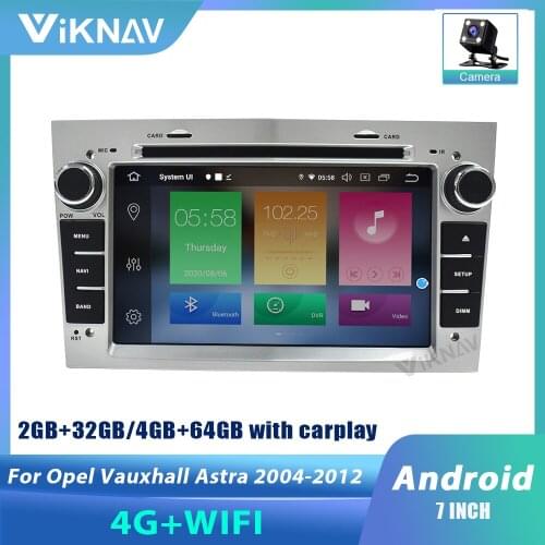 2 DIN Car radio multimedia For Opel Vauxhall Astra H G J Vectra Antara Zafira Corsa Vivaro Meriva Veda car stereo Android 10