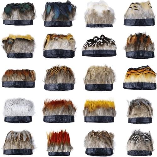 3-8Cm Natural Pheasant/Chicken Feather Fringe Trim Clothing Sewing Decoration Carnival Accessories Dress With Feather For Crafts
