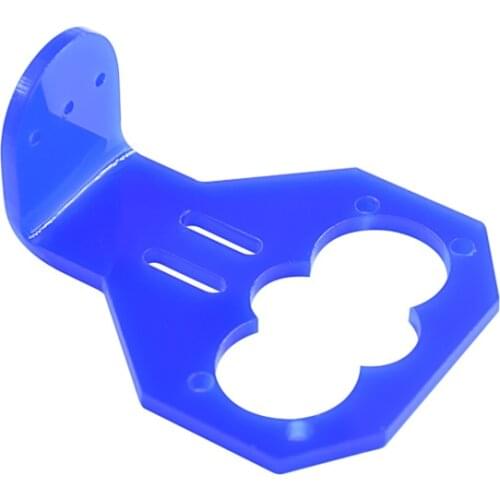 50PCS/LOT Cartoon Ultrasonic Sensor Mounting Bracket for HC-SR04 Smart Car Blue Color
