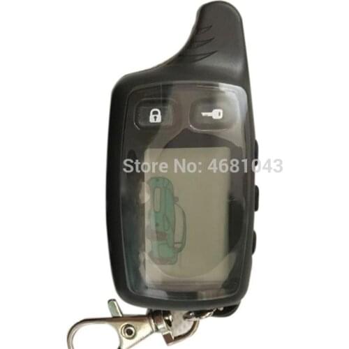 Wholesale Tw9010 LCD Remote Control Keychain for Two way car alarm system Russian Tomahawk TW-9010 TW 9010 Key Chain