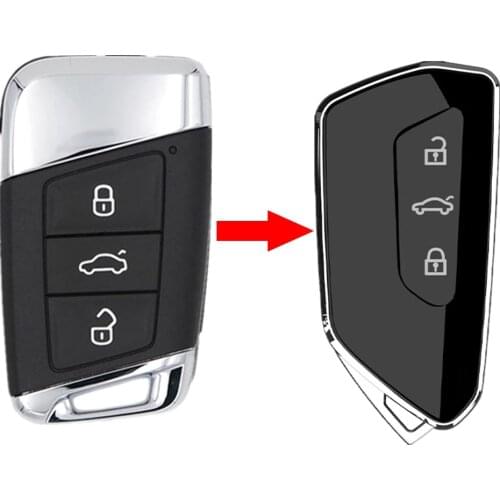 For VW Passat B8 Arteon Variant CC Skoda Superb A7 SEAT Upgrade Key Case MQB Car Remote Key Modified Golf 8 MK8 Remote Key Shell