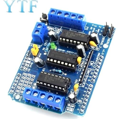 L293D Motor Drive Shield Dual For Arduino Duemilanove, Drive Expansion Board Control
