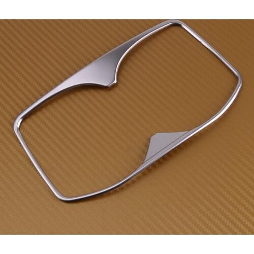 DWCX Stainless Steel Car Interior Chrome Cup Drinks Holder Decoration Trim Cover Frame Fit for Peugeot 3008 5008 2017 2018