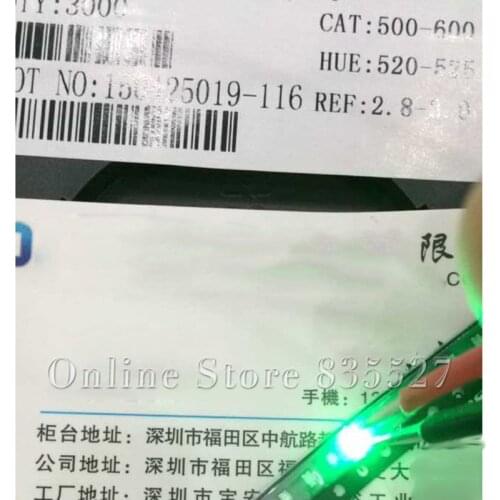 1000pcs/lot 3216 1206 emerald green SMD lamp beads super bright LED light emitting diode leds highlight Luminous tube