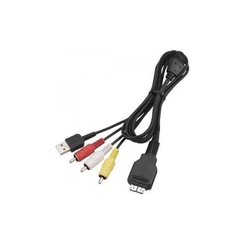 USB AV Cable for Sony VMC-MD2 Cyber-shot DSC-HX1 DSC-HX55 DSC-T500 RCA DSC-H20 DSC-W290 DSC-W220 DSC-W210