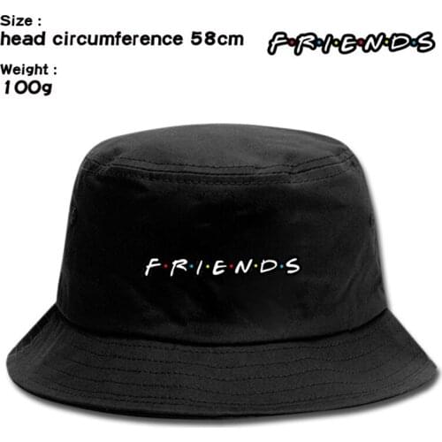 Friends TV Show Fisherman Cap Hat Men Women Outdoor Daily Use Cosplay Canvas