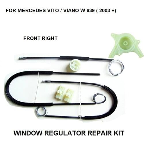 FOR MERCEDES VITO / VIANO W 639 WINDOW REGULATOR REPAIR KIT FRONT-RIGHT FROM 2003