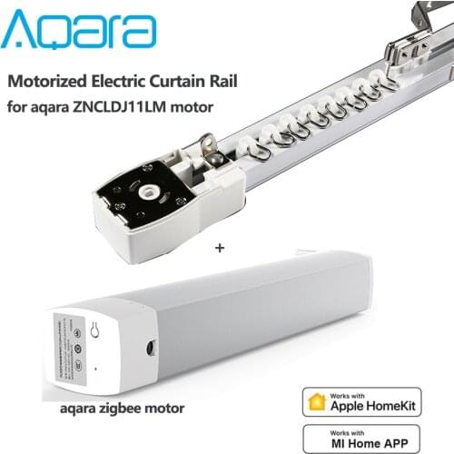 Aqara Smart zigbee Curtain Motor Mijia APP Remote Control CurtainTrack,Motorized Electric Rail System For MI home Smart Home