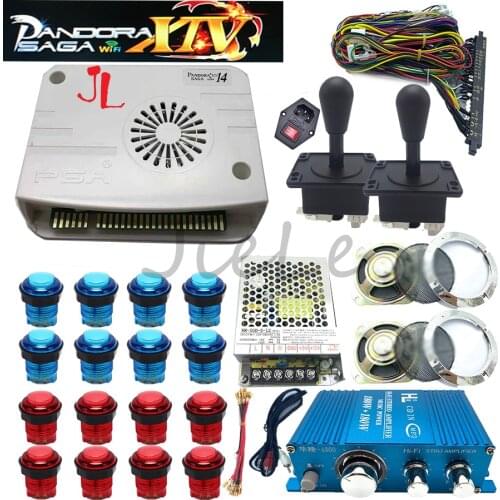 DIY Full Kit Pandora Saga Box 14 Arcade 4800 In 1 3D Game board 8 Way Joystick HAPP Push Button for Arcade Jamma Cabinet Machine