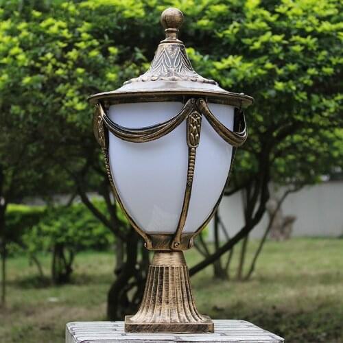 Retro door villa garden lamp waterproof outdoor wall lamp post lamp end view table lighting LU809102
