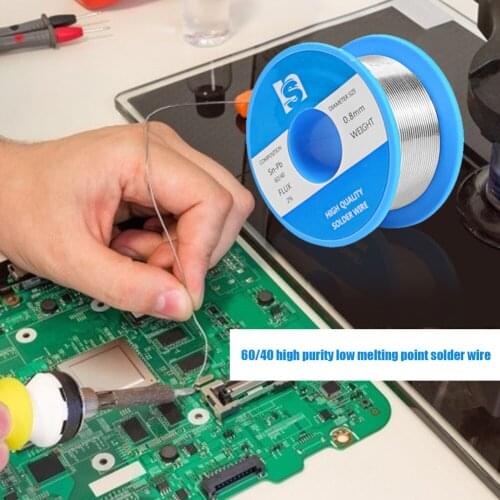 50g 0.8mm High Purity Solder Wire Roll Replacement Low Melting Point Soldering Core Tin Wire Welding Repair Tools