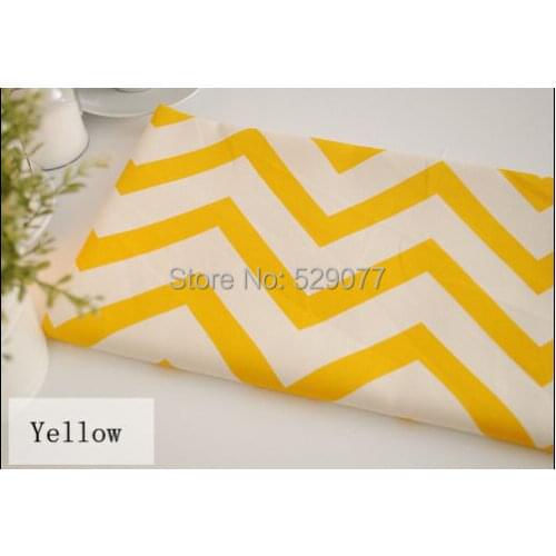 Special offer Retro yellow and white geometric stripes Linen fabrics Tablecloths, cloth cushion pillow linen fabric W012-2
