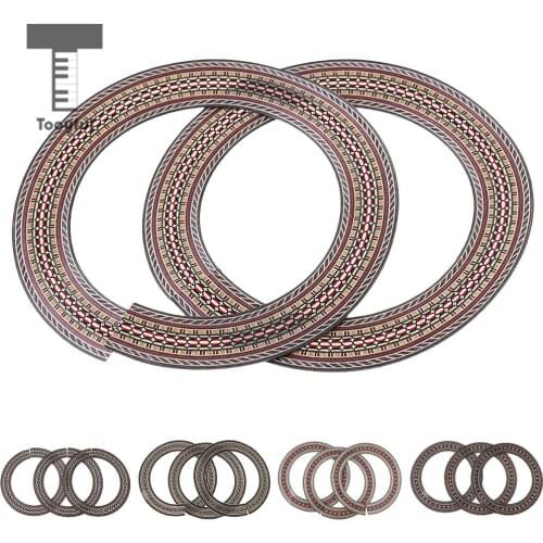 Tooyful 41'' Guitar Sound Hole Decal Soundhole Sticker Circle for Acoustic Guitar 3x