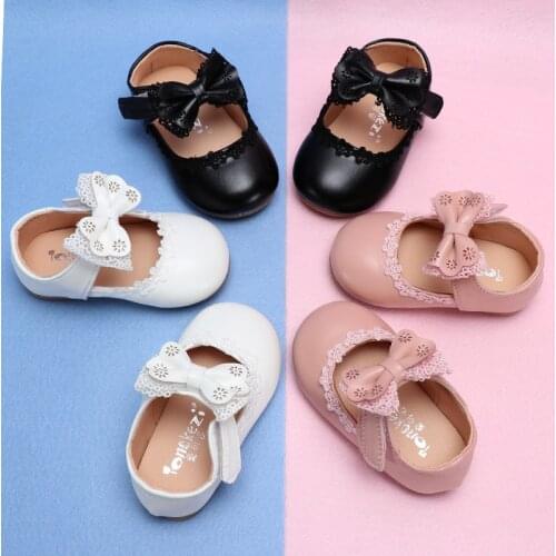 Spring New Children Shoes Baby Girls Princess Shoes Soft Non-slip Toddler Kids Dance Shoes Infant Newborn First Walkers Sandals