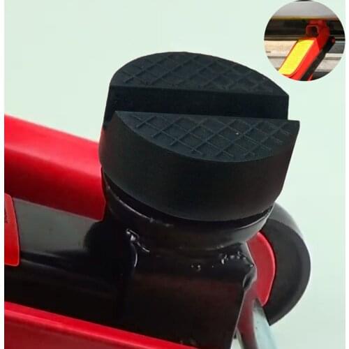 1Pcs Universal car jack adapter slotted frame lift rubber pad rail floor stand holder Auto Repair Related Tools Car Accessories