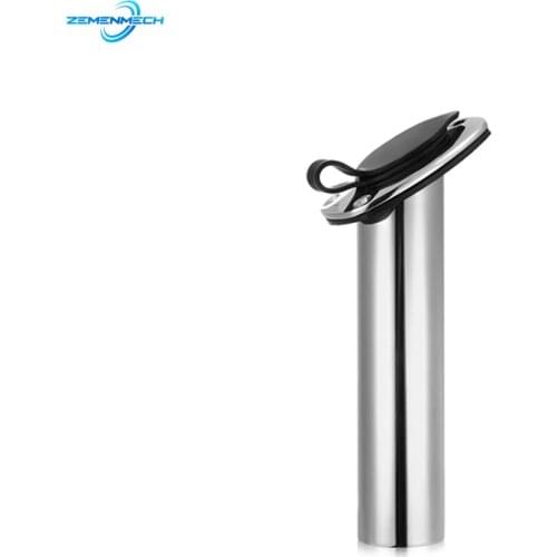 Flush Mount 316 Marine Stainless Steel Oval Shape Flange Fishing Rod Holder Ocean Yacht Ponton Boat Stand For Fishing Rod