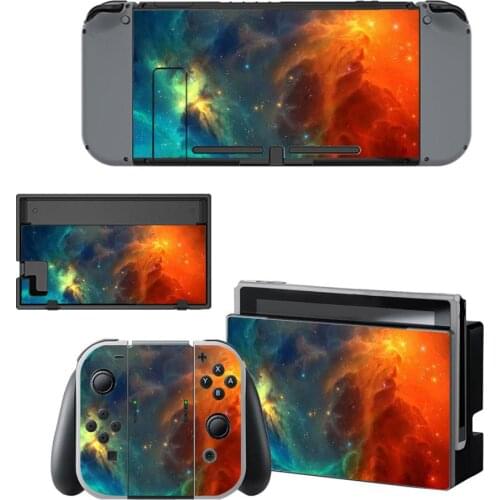 12 Styles Starry Sky Style Vinyl Decal Skin Sticker For Nintendo Switch NS NX Console Protector Game Accessoriy NintendoSwitch
