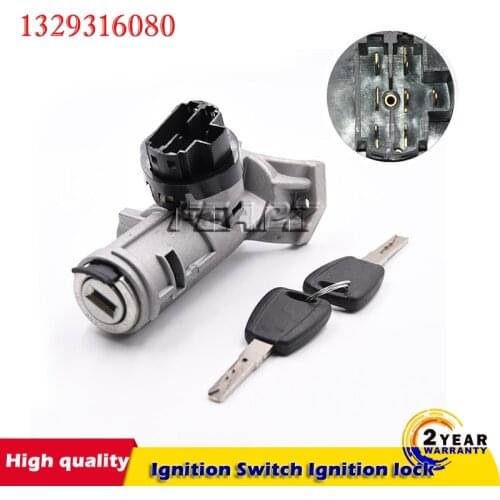 Ignition Switch Ignition lock 7 pins With Key 1329316080 For Fiat Ducato Peugeot Boxer Citroen Jumper 02-06 4162AL