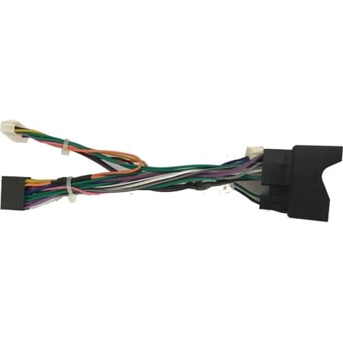2 din Car Radio Female ISO Radio Plug Power Adapter Wiring Harness Special for Ford Mondeo High trim harness power cable