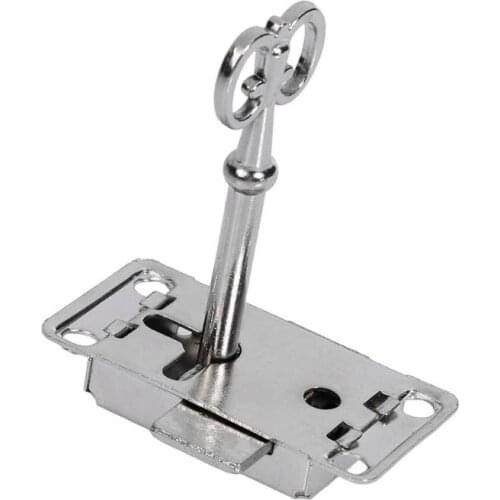 3pcs/set Classical Vintage Antique Drawer Cabinet Lock Furniture Hardware Wardrobe Cupboard Door Lock With Key