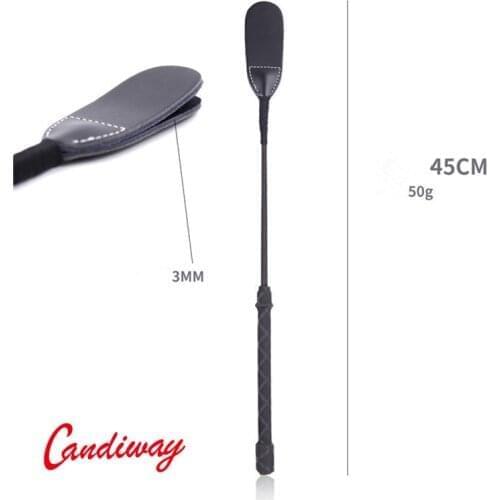 45cm Whip bdsm bondage erotic Slave sex Game Fetish Leather Spanking Paddle roleplay Flogger sex toys for women horse riding