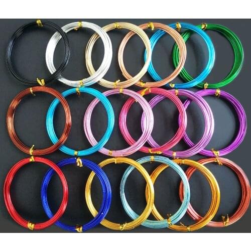 5 Meters/Roll 1.5mm/15 Gauge Aluminium Craft Floristry Wire For Jewellery Beading Making