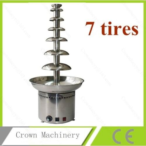 7 Layers Commercial 103cm height Stainless Steel Chocolate Fondue