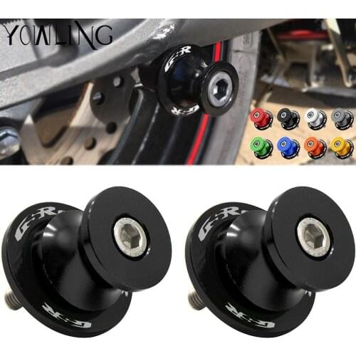 Motorcycle Accessories Aluminum M8 Swingarm Spools Slider Stand Screw For Suzuki GSXR GSR 750 600 400 GSXR600 GSXR750 LOGO GSR