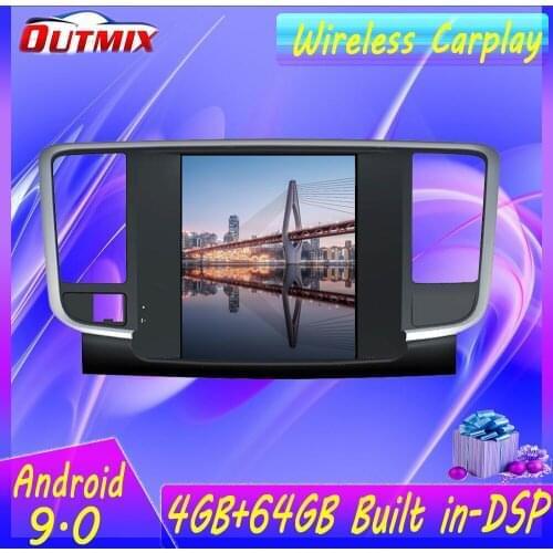 Tesla style Vertical screen Android 9 Car Video Player GPS For NISSAN Teana J32 Maxima 2008-2012 Car Gps Navigation stereo