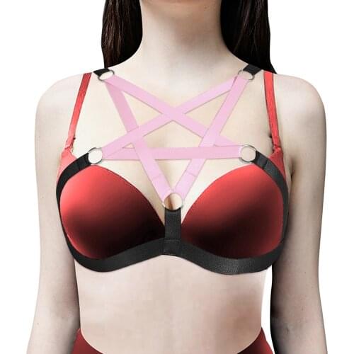 Bdsm Bondage Garter Strap Belt Womens Lingerie Sexy Body Harness Cage Cupless Bra Harajuku Costumes Cosplay Erotic Lingerie