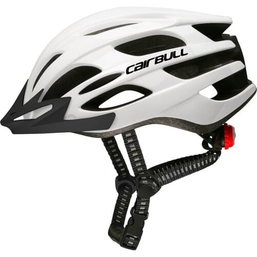 Cairbull Ultralight Cycling Helmet With Removable Visor Goggles Taillight Bicycle Helmet MTB Mountain Road Bike Riding Helmet