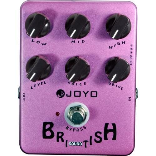 JOYO JF-16 Electric Guitar Pedal Effect British Sound Overdrive Distortion Bluesbreaker Overdrive Plexi Simulator Amplifier