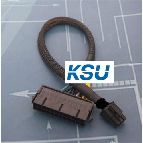 Power Supply Cable Cord Wire ATX 24 pin 24Pin to 6 pin 6Pin Adapter Cable for Dell 7050 3669 3050 5050 3668