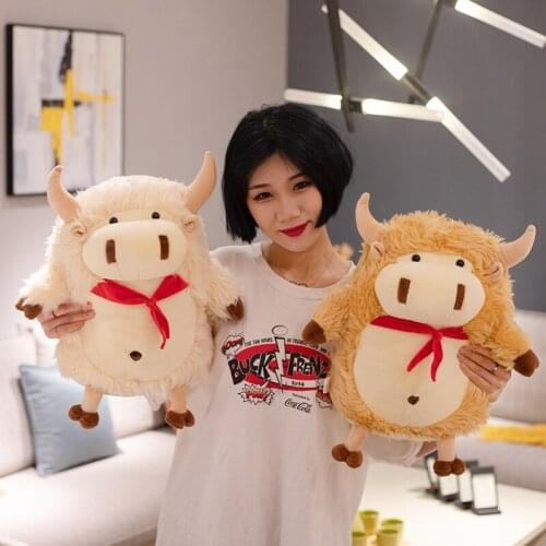 30/45/60CM Nice Cute Plush Super Soft Bull Devil Stuffed Cattles Dolls Children Plushie Toys Furry Lovely Dolls