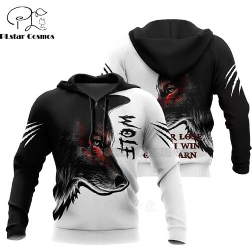 Wolf Printed Hoodies Men 3d Hoodies Brand Sweatshirts Jackets Quality Pullover Fashion Tracksuits Animal Streetwear Out Coat-3