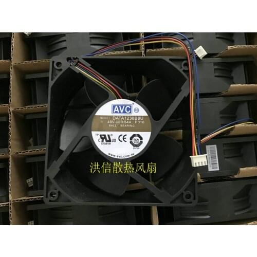 Brand new 12038 data1238b8u - p016 DC48V 0.54a 4-wire PWM cooling fan