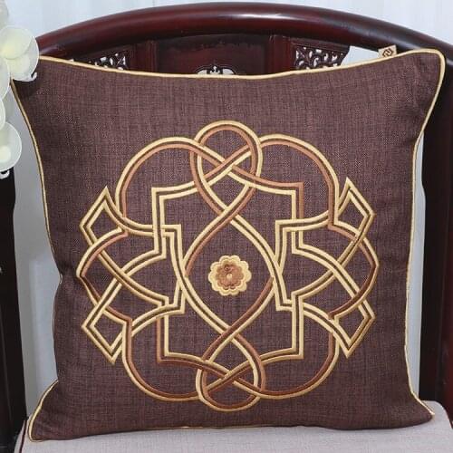Latest Geometry Pattern Sofa Cushion Cotton Linen Fashion Simple Home Office Seat Chair Backrest Lumbar Pillow Multi size