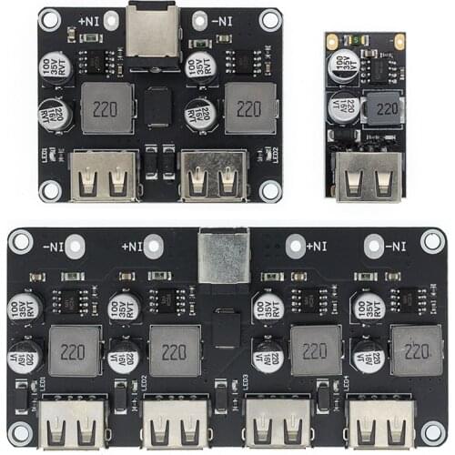 QC3.0 QC2.0 USB DC-DC Buck Converter Charging Step Down Module 6-32V 9V 12V 24V to Fast Quick Charger Circuit Board 5V