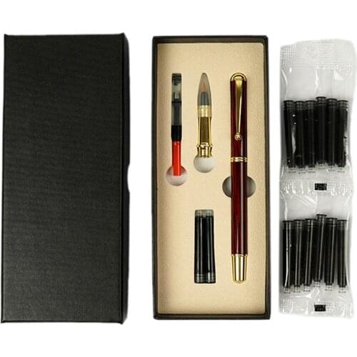 PPYY-Portable Langhao Fountain Pen Type Brush Calligraphy Copying Can Add Ink and Beautiful Soft Pen