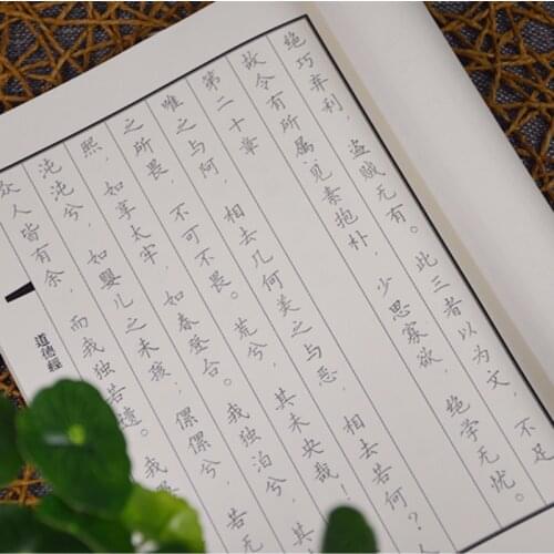 Shou Jin Ti Copybook Multiple Fonts Running Regular Script Hard Pen Copybook Chinese Tao Te Ching Calligraphie Practice Book Set