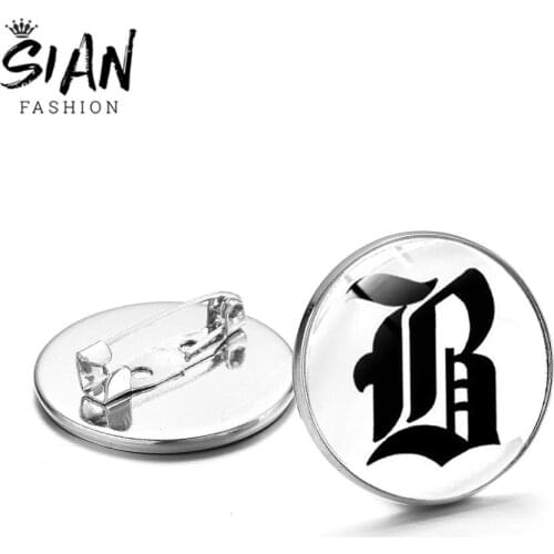 Броши буква на одежду SONGDA China At AliExpress