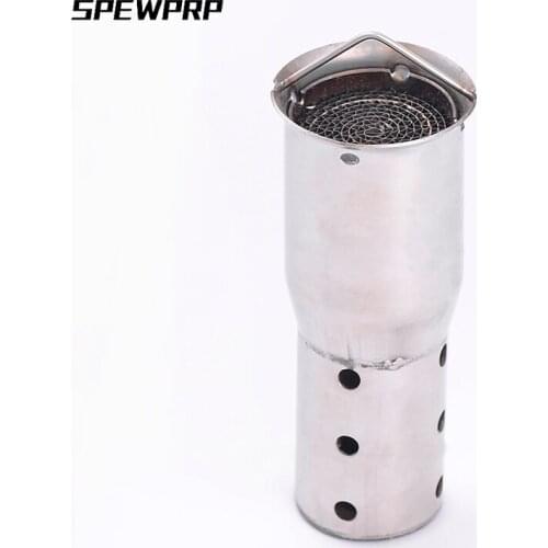 SPEWPRP For 51mm Inlet Motorcycle Exhaust Muffler DB Killer Moveable DB Killer Silencer Noise Sound Eliminator Motorcycle Part