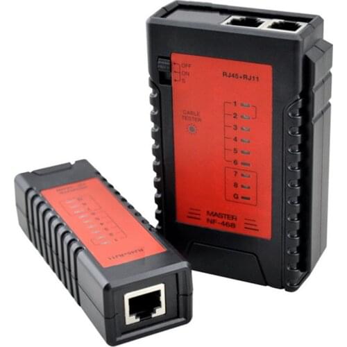 High Quality NF-468 Ethernet LAN Network Cable Tester RJ45 POE RJ11 Telephone Phone Wire Tracker Diagnose Tone Tracer