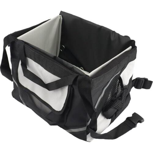 Pet Bicycle Carrier Bag Puppy Dog Cat Small Animal Travel Bike Carrier Seat for Hiking Cycling Basket Accessories