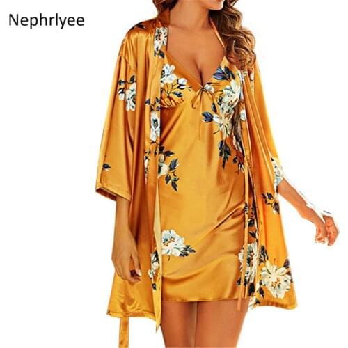 Womens Satin Kimono Bride Robe.Sleepwear Bridesmaid Robes Pajamas Bathrobe Nightgown Spa Bridal Robes Dressing Gown