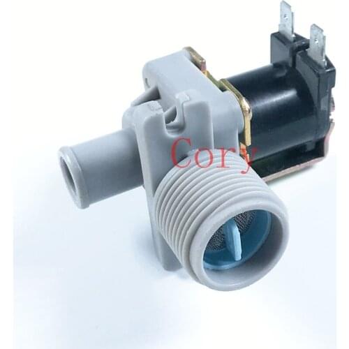 1pc 3/4"BSPP Inlet Male Plastic Electric Solenoid Valve 220VAC Normally Closed High&Low-Temp washer washing machine