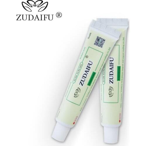 15Pcs = 10Pcs cream + 5Pcs trial pack ZUDAIFU Chinese herbal extract cream Treatment Psoriasis eczema dermatitis ointment