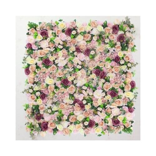 6.5ft x 6.5ft high quality very dense artifical silk roses wedding flower wall luxury flower backdrop Wedding decoration